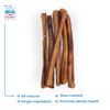 Picture of Best Pet Supplies GigaBite 12 Inch Premium Bully Sticks (6 Pack) - All Natural, Free Range Beef Pizzle Dog Treat