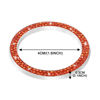 Picture of WINKA Car Engines Start Stop Accessories for Car Interior Decoration Navy Orange 2pcs Rhinestone Sticker