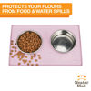 Picture of Neater Pet Brands Neater Mat - Waterproof Silicone Pet Bowls Mat - Protect Floors from Food & Water (Light Pink, 16" x 10" Silicone)