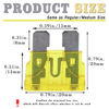Picture of (20 pcs) 20 Amp Standard Blade Fuse, 20 A Automotive Fuse for Car Truck