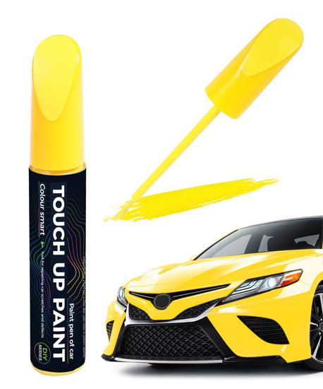 Picture of UBOG Touch Up Paint Pen,Touch Up Paint for Cars,Car Accessories Car Touch Up Paint, Automotive Paint Pen Scratch Repair,Car Remover Scratch Paint Pen,Car Paint Pen for Erase Car Scratches (Yellow)