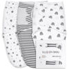 Picture of GLLQUEN BABY Swaddle Blankets for Baby Boy Girl, 3-6 Months, Gray Elephant Star & Stripe, 3 Pack Wrap Set, Newborn Adjustable Swaddles Sleep Sack,(Medium/Large)
