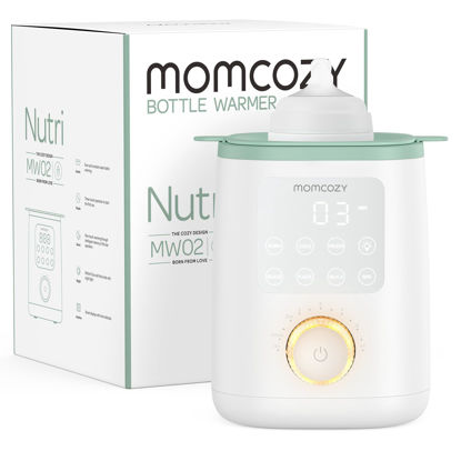 Picture of Momcozy Nutri Bottle Warmer, 9-in-1 Baby Bottle Warmer with Night Light, Accurate Temperature to Preserve Fullest Nutrients in Breast Milk, Bottle Warmers for All Bottles with Breastmilk or Formula