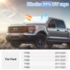 Picture of UKTOP for Ford F150 F-150 F250 F350 F450 2015-2020 Sunshade Sun Shade Windshield Cover - 4 Layers Front Window Shade 240T Retractable Custom Sun Visor Blocks UV Rays Truck Accessories