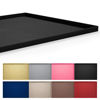 Picture of Hubulk Dog Feeding Mat,100% Waterproof Food Grade Silicone Pet Food and Water Bowl Placemat,Dishwasher, High Raised Edge to Prevent Spills,Nonslip Tray to Stop Messes on Floor（28"x18"x0.8", Black）