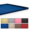 Picture of Hubulk Dog Feeding Mat,100% Waterproof Food Grade Silicone Pet Food and Water Bowl Placemat,Dishwasher, High Raised Edge to Prevent Spills,Nonslip Tray to Stop Messes on Floor (19"x12"x0.5", Navy)