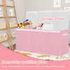 Picture of Pantryily Toy Storage for Girls - Extra Large Kids Toy Box Chest,Collapsible Toy Organizers and Storage for Nursery,Playroom,Office 35.8"x12.6"x16"(Pink)