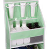 Picture of Univivi Over Door Organizer Baby Door Storage Wall Mount Storage with 3 Small PVC Pockets and 5 Large Pockets Ideal for Baby Stuff, Toiletries and Sundries (Green)