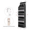 Picture of Univivi 5-Shelf Over Door Organizer Baby Door Wall Mount Storage with 3 Small PVC Pockets and 4 Large Pockets Ideal for Baby Stuff, Toiletries and Sundries