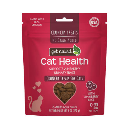 Picture of Get Naked Urinary Health Crunchy Treats for Cats, Cranberries, (1 Pouch), 6 Oz