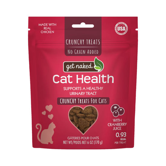 Picture of Get Naked Urinary Health Crunchy Treats for Cats, Cranberries, (1 Pouch), 6 Oz