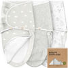 Picture of Baby Swaddle Sleep Sacks with Zipper - 3-Pack Newborn Swaddle Sack, Baby Swaddles Sleep Sack 0-3 Months, Wearable Blanket Baby, Baby Swaddle Blanket Wrap, Swaddle Sack, Easy Change Swaddle (Aspire)