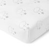 Picture of Newton Baby Organic Fitted Crib Sheet (2-Pack) - 100% Breathable and Ultra-Soft, 100% Organic Muslin Cotton, Wishing on a Star Print + Solid White, Fits All Standard Cribs