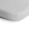 Picture of mushie Extra Soft Muslin Fitted Crib Sheet | 192 Thread Count | 28"x 52" (White)