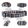 Picture of Faleela Soft &Comfy Bowtie Dog Collar,Detachable and Adjustable Bow Tie Collar,for Small Medium Large Pet (Medium (Pack of 1), Black and Whit)