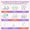 Picture of Nuliie 8PCS Flange Inserts 24mm for 27-28mm Flange/Shield of Most Pumps, BPA Free Inserts, Compatible with Momcozy/Medela/Elvie/Spectra/Bellababy/TSRETE/Willow/Nuliie Breast Pumps