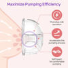 Picture of Nuliie 8PCS Flange Inserts 24mm for 27-28mm Flange/Shield of Most Pumps, BPA Free Inserts, Compatible with Momcozy/Medela/Elvie/Spectra/Bellababy/TSRETE/Willow/Nuliie Breast Pumps