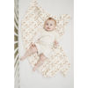 Picture of Konssy Baby Blankets for Unisex Boys Girls, Super Soft Nursery Minky Blankets with Muslin Cotton Front and Dotted Fleece Backing, Printed Bed Throws Newborn