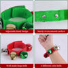 Picture of 48 Pcs Christmas Wrist Band Bell Bracelet Wrist Band Shaking Bell Musical Instruments Adjustable Bell Rhythm Wristband Bell Bulk for School Family Christmas Percussion Party Favor Adults,Colorful