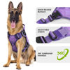 Picture of WINGOIN Purple Harness with Handle Tactical Dog Harness for Large Dogs No Pull Adjustable Reflective K9 Military Dog Vest Harnesses for Walking, Hiking, Training(XL)