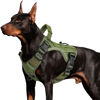 Picture of WINGOIN Green Tactical Dog Harness Vest for Small Dogs No Pull Adjustable Reflective K9 Military Dog Service Dog Harnesses with Handle for Walking, Hiking, Training(S)
