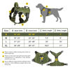 Picture of WINGOIN Green Tactical Dog Harness Vest for Small Dogs No Pull Adjustable Reflective K9 Military Dog Service Dog Harnesses with Handle for Walking, Hiking, Training(S)