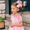 Picture of Oaoleer 40Pcs 6" Hair Bows Clips Grosgrain Ribbon Bows Hair Alligator Clips Hair Barrettes Hair Accessories for Baby Girls Infants Toddlers Kids Teens Children (6 Inch (Pack of 40)-40 Colors)