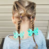 Picture of Oaoleer 40 Colors 3 Inch Hair Bows Clips Grosgrain Ribbon Bows Hair Alligator Clips Hair Barrettes Hair Accessories for Girls Toddler Infants Kids Teens Children (3inch 40color)