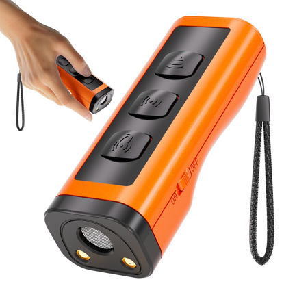 Picture of Dog Bark Deterrent Devices Rechargeable Anti-Barking Device for Dogs 50ft Long Range Ultrasonic Correct Your Dog's Bad Behavior at the Push of aButton Better Than Shock Collars or Dog Training Collars