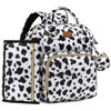 Picture of ROSEGIN Diaper Bag Backpack with Changing Pad, Pacifier Case, Baby Bag for Boy Girl Toddler - Large, Stylish, Waterproof Travel Diaper Bag for Mom - Baby Shower Registry - Cow