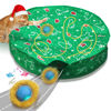 Picture of Giociv Interactive Cat Toys Ball Fast Rolling in Christmas Pocket, Motion Activate Chirping Cat Toy Hide and Seek Mouse Catching Game (Christmas Party)