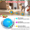 Picture of Giociv Interactive Cat Toys Ball Fast Rolling in Christmas Pocket, Motion Activate Chirping Cat Toy Hide and Seek Mouse Catching Game (Christmas Party)