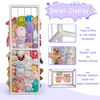 Picture of Trycooling Stuffed Animal Storage Zoo Stuffed Animal Holder Space Save Vertical Stuffed Animals Storage PVC with Elastic Band and Net for Playroom Bedroom Nursery (White 1)