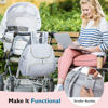 Picture of mommore Diaper Bag Small Diaper Backpack Stylish Toddler Baby Mini Maternity Bags Travel Backpacks with Insulated Pockets, Changing Pad, Stroller Straps