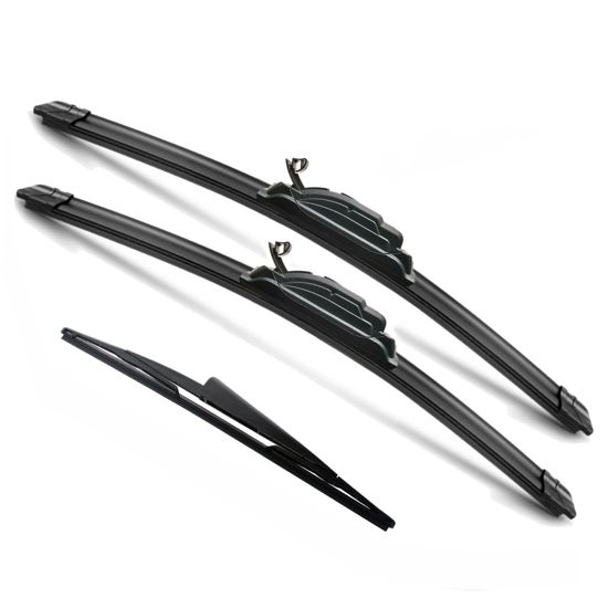 Picture of 3Pcs for Ford Expedition/Lincoln Navigator Windshield Wiper Blades 2009 2010 2011 2012 2013 2014 2015 2016, Original Equipment Automotive Replacement Windshield Wiper Blades - 22"/22"/16" (Set of 3)