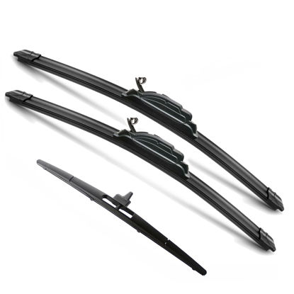 Picture of JustCar 3 wipers Replacement for 2009 2010 2011 2012 2013 2014 2015 Honda Pilot, Windshield Wiper Blades Original Equipment Replacement - 22"/21"/14" (Set of 3) U/J HOOK