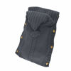 Picture of XMWEALTHY Newborn Baby Wrap Swaddle Blanket Knit Sleeping Bag Receiving Blankets Stroller Wrap for Baby(Black Grey) (0-6 Month)