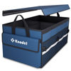 Picture of K KNODEL Car Trunk Organizer with Lid, Collapsible Car Trunk Storage Organizer, Car Organizer and Storage for SUV, Truck, Sedan (2C, Blue)