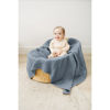 Picture of Konssy Waffle Baby Blankets, Nursery Blankets for Boys Girls, Swaddle Blankets Neutral Soft Lightweight Toddler and Kids Throw Blankets(Blue)