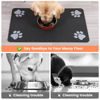 Picture of Pet Feeding Mat-Absorbent Pet Placemat for Food and Water Bowl, with Waterproof Rubber Backing, Quick Dry Water Dispenser Mat for Dog and Cat (12"x20", Beige)