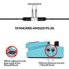 Picture of Augioth 12Inch Guitar Patch Cable 30 CM Performance Guitar Effect Pedal Cables Angled to Angled