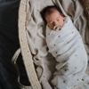 Picture of mushie Muslin Baby Swaddle Blanket | 100% Organic Cotton (Boats)