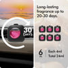 Picture of Car Air Fresheners, Peach Berry, 6-Pack, 4ml Each, Car Air Freshener vent clips, Long Lasting Air Freshener for Car, Car Fresheners, Car Refresher, Odor Eliminator