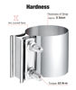 Picture of EVIL ENERGY 3.5 Inch Exhaust Clamp,3 1/2" Butt Joint Band Clamp Sleeve Coupler Stainless Steel for Pipes,Mufflers,Catalytic Converters 2PCS