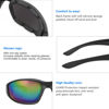 Picture of 3 Pair Motorcycle Riding Glasses Padding Goggles UV Protection Dustproof Windproof Motorcycle Sunglasses for Outdoor Actives