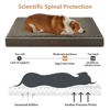 Picture of WNPETHOME Orthopedic Dog Beds for Large Dogs, Extra Large Waterproof Dog Bed with Removable Washable Cover & Anti-Slip Bottom, Egg Crate Foam Pet Bed Mat, Multi-Needle Quilting XL Dog Crate Bed