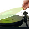 Picture of Acrylic Turntable Mat - 11.75" Greenlit Vinyl Record Acrylic Mat - Precision Machined Acrylic Turntable Platter Mat w/Record Label Recess - See-Through Record Mat for Standard 12" Turntable Platters