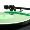 Picture of Acrylic Turntable Mat - 11.75" Greenlit Vinyl Record Acrylic Mat - Precision Machined Acrylic Turntable Platter Mat w/Record Label Recess - See-Through Record Mat for Standard 12" Turntable Platters