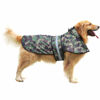Picture of HDE Dog Raincoat Hooded Slicker Poncho for Small to X-Large Dogs and Puppies Camo - XL