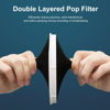 Picture of Professional Microphone Isolation Ball with 2-Layered Pop Filter, High Density Foam Great Noise Cancellation
